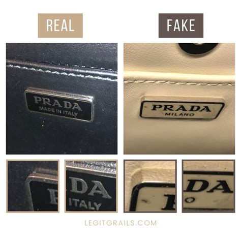 fake prada cleo|real prada lining.